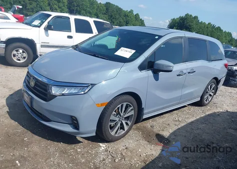 2023 Honda Odyssey Touring из США, поврежденный, VIN 5FNRL6H81PB068394